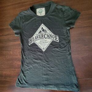 ROOTS Beaver Canoe Tee Shirt Women's Sz XS T-shirt